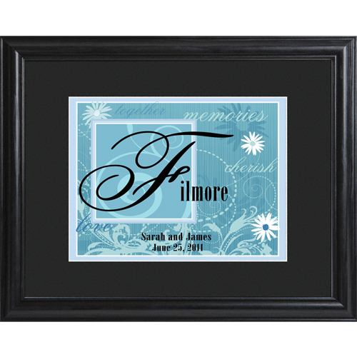 Personalized Wedding Couple Wall Print Sign