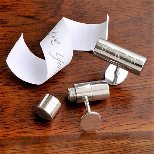 Secret Agent 007 Engraved Monogram Cufflinks GC800