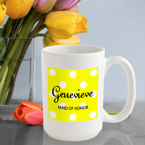 Classy Polka Dots Coffee Mug