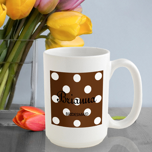 Classy Polka Dots Coffee Mug