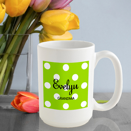 Classy Polka Dots Coffee Mug