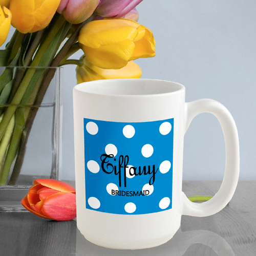 Classy Polka Dots Coffee Mug