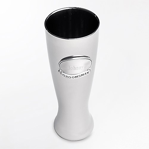 Engraved Gunmetal 20oz Pilsner Glass GC820