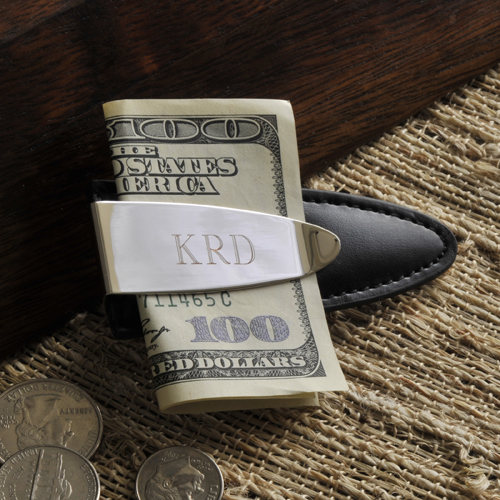 Grain + Oak Personalized Money Clip