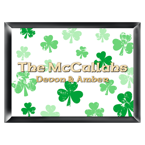 Personalized Irish Family Name Home Sign