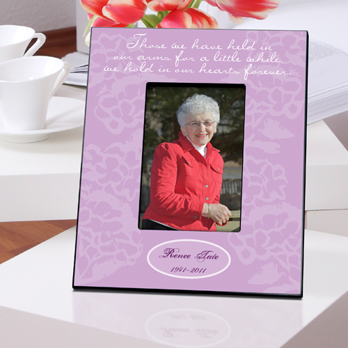 In Our Hearts Sympathy Memorial Custom Picture Frame GC861inourhearts