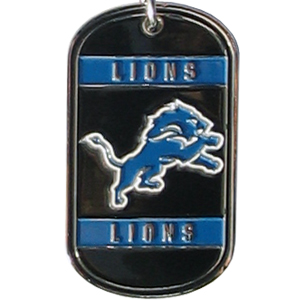 NFL Custom Engraved Dog Tag With True Colors