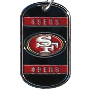 NFL Custom Engraved Dog Tag With True Colors