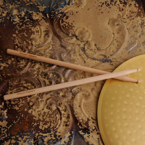 Authentic Wood Engraved Drumsticks GC880