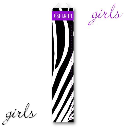 Personalized Growing Girls Height Chart Canvas