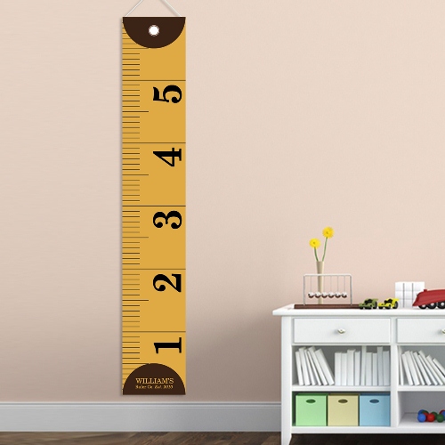 Kids Custom Height Chart Canvas