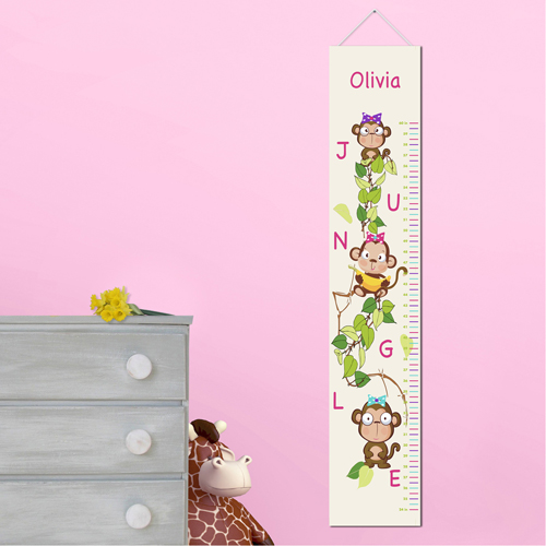Kids Custom Height Chart Canvas