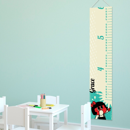 Kids Custom Height Chart Canvas