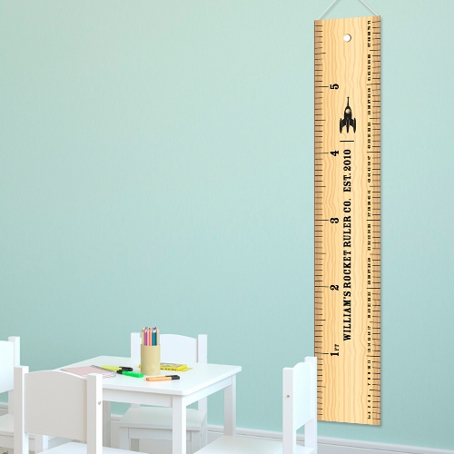 Kids Custom Height Chart Canvas