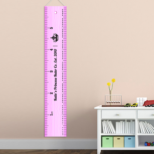 Kids Custom Height Chart Canvas