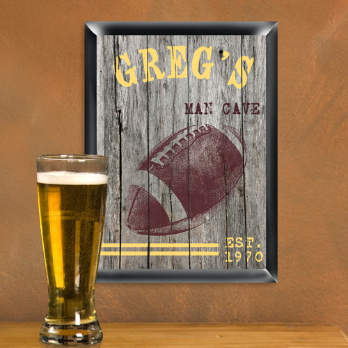 Custom Printed Wooden Look Pub Sign
