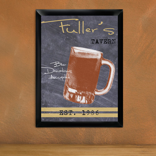 Custom Chalkboard Print Tavern Sign