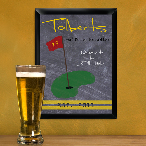 Custom Chalkboard Print Tavern Sign