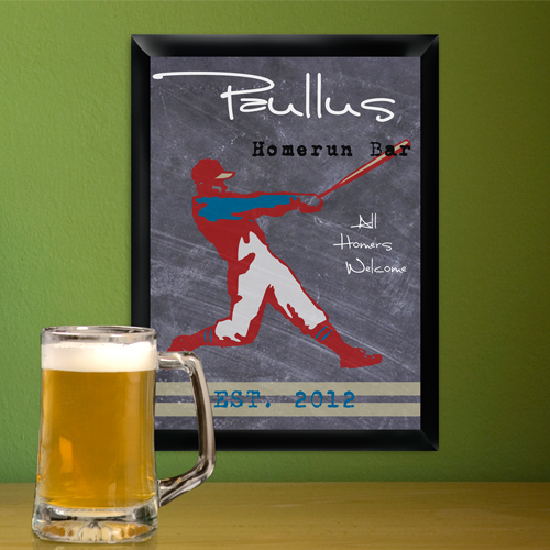Custom Chalkboard Print Tavern Sign