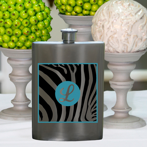 Personalized Girls Night Out 8oz Gunmetal Flask