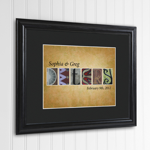 Architectural Family Name Print