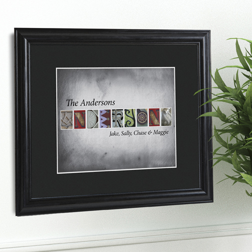 Architectural Family Name Print