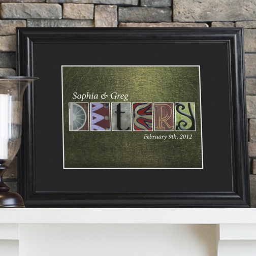 Architectural Family Name Print