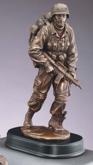 resin soldier statue
