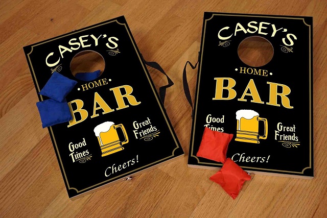 Personalized Mini Corn Hole Set