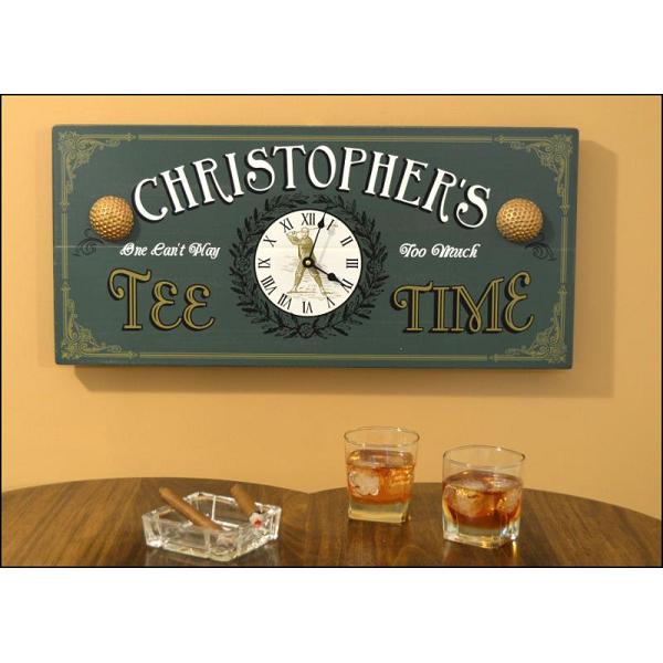 Custom Vintage Plank Sign Clock OBC-PSC