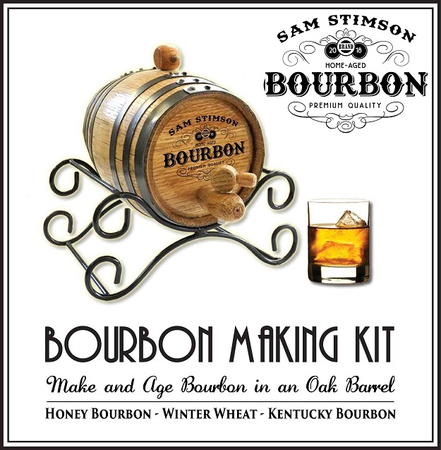 Personalized Oak Barrel Bourbon Making Kit OBC-TBC-B831