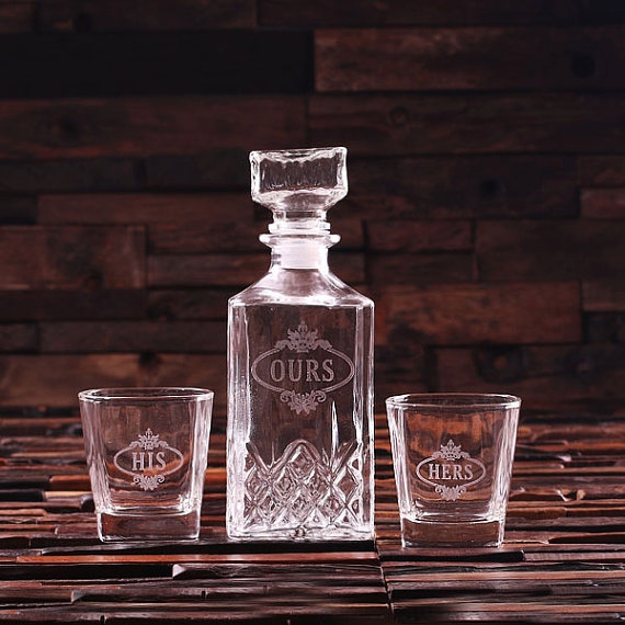 Engraved 28oz Decanter Set With Glasses TP-024770_HH