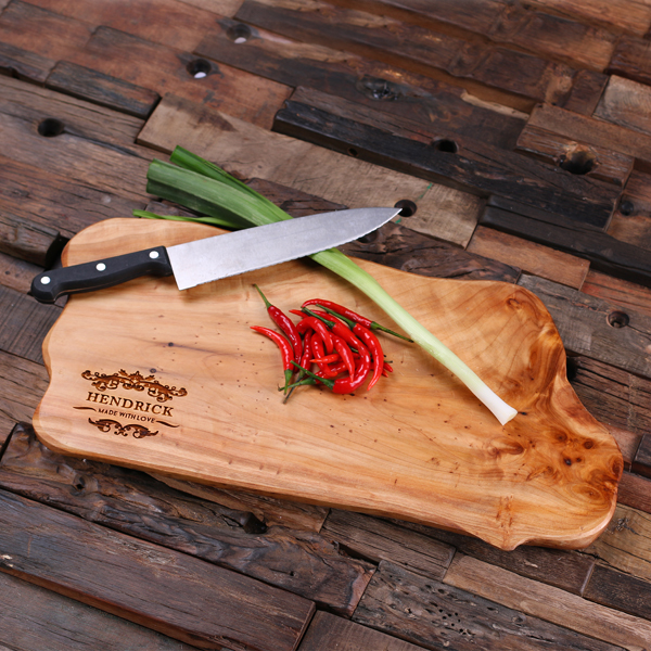 Company Promotional Gift Plank Cedar Wood Cutting Board TP-025205-CPG